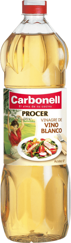 2,95 € Бесплатная доставка | Уксус Carbonell PET Андалусия Испания бутылка 1 L