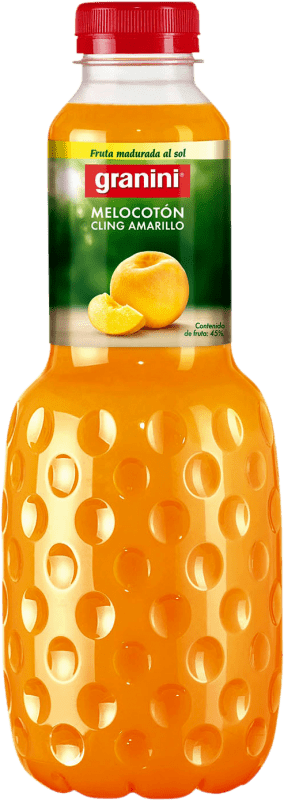 22,95 € Envoi gratuit | Boîte de 6 unités Boissons Fraîches Granini Melocotón Espagne Bouteille 1 L