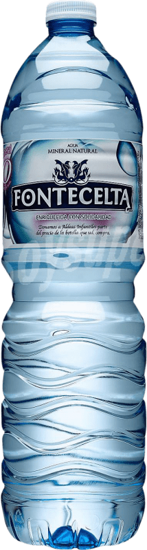 8,95 € Kostenloser Versand | 12 Einheiten Box Wasser Fontecelta PET Galizien Spanien Spezielle Flasche 1,5 L