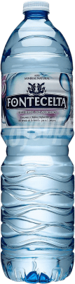 3,95 € Envio grátis | Caixa de 6 unidades Água Fontecelta Mineral Natural Galiza Espanha Garrafa Especial 1,5 L PET