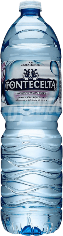 4,95 € Kostenloser Versand | 6 Einheiten Box Wasser Fontecelta PET Galizien Spanien Spezielle Flasche 1,5 L