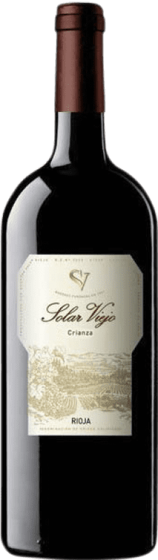 14,95 € 免费送货 | 红葡萄酒 Solar Viejo Crianza — 陈酿 D.O.Ca. Rioja 巴斯克地区 西班牙 大瓶 — Magnum 1,5 L