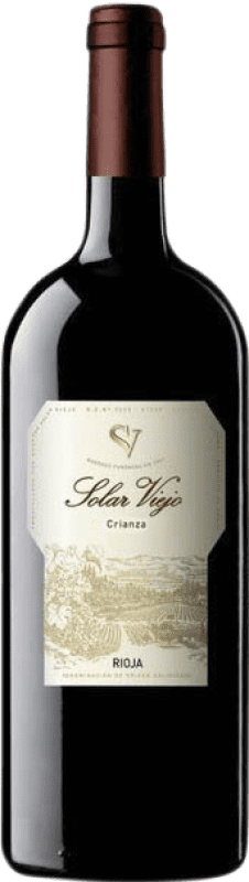 13,95 € Spedizione Gratuita | Vino rosso Solar Viejo Crianza D.O.Ca. Rioja Paese Basco Spagna Bottiglia Magnum 1,5 L