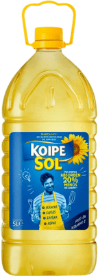 18,95 € Envío gratis | Aceite de Cocina Koipe Sol Girasol Alto Oleico Andalucía España Garrafa 5 L