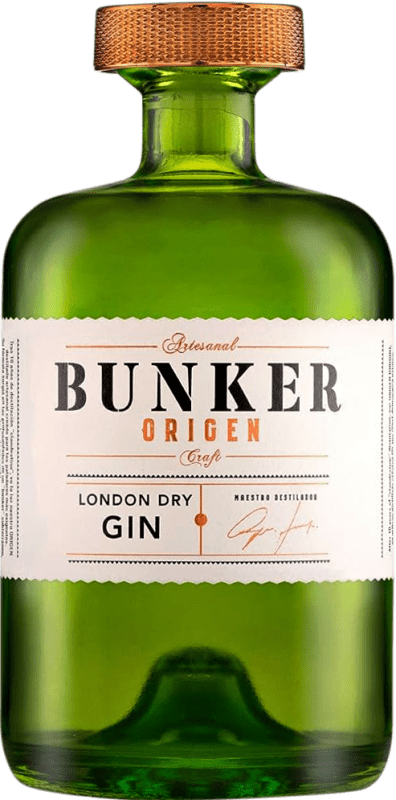 45,95 € Spedizione Gratuita | Gin Bunker Origen London Dry Regno Unito Bottiglia 70 cl