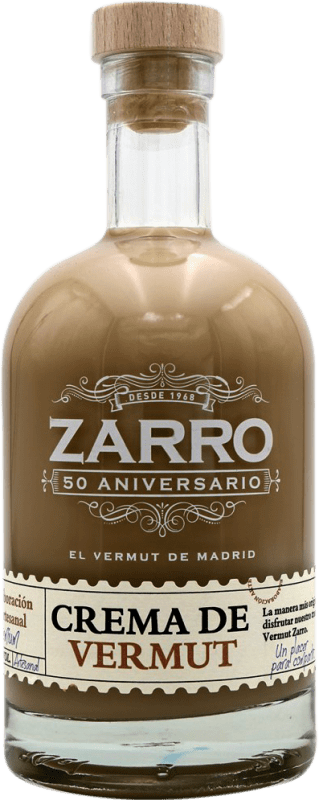 9,95 € Envío gratis | Crema de Licor Sanviver Zarro Crema de Vermut Comunidad de Madrid España Botella 70 cl