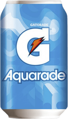 31,95 € 免费送货 | 盒装24个 饮料和搅拌机 Gatorade Aquarade Original 西班牙 铝罐 33 cl