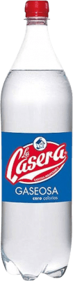 21,95 € Envio grátis | Caixa de 12 unidades Refrescos e Mixers La Casera Gaseosa PET Espanha Garrafa 1 L