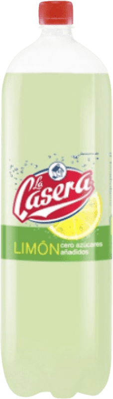18,95 € Envio grátis | Caixa de 6 unidades Refrescos e Mixers La Casera Limón Espanha Garrafa Especial 2 L