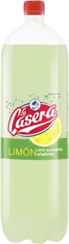 14,95 € 送料無料 | 6個入りボックス ソフトドリンク La Casera Gaseosa — ソーダ スペイン スペシャルボトル 1,5 L Limón — レモン