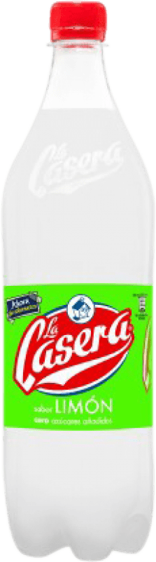 21,95 € Envío gratis | Caja de 12 unidades Refrescos y Mixers La Casera Limón PET España Botella Especial 2 L