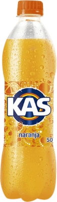 35,95 € Free Shipping | 12 units box Soft Drinks Kas Spain Medium Bottle 50 cl PET Naranja — Orange