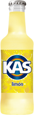 53,95 € Free Shipping | 24 units box Soft Drinks Kas Spain Small Bottle 20 cl Limón — Lemon