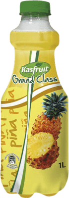 13,95 € Free Shipping | 6 units box Soft Drinks & Mixers Kas Kasfruit Plus Piña PET Spain Bottle 1 L