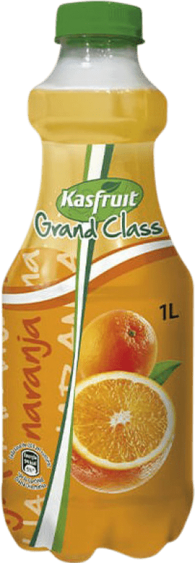 27,95 € Envoi gratuit | Boîte de 6 unités Boissons Fraîches Kas Kasfruit Plus Naranja PET Espagne Bouteille 1 L