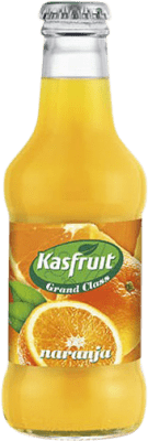 59,95 € Free Shipping | 24 units box Soft Drinks & Mixers Kas Kasfruit Naranja Spain Small Bottle 20 cl