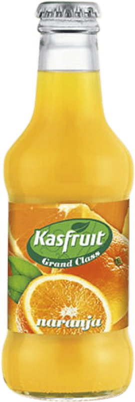 63,95 € Free Shipping | 24 units box Soft Drinks & Mixers Kas Kasfruit Naranja Spain Small Bottle 20 cl