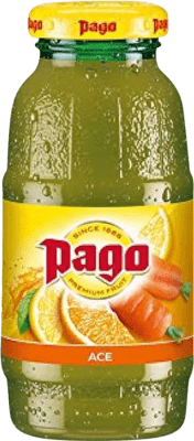 34,95 € Free Shipping | 24 units box Soft Drinks & Mixers Zumos Pago Ace Spain Small Bottle 20 cl