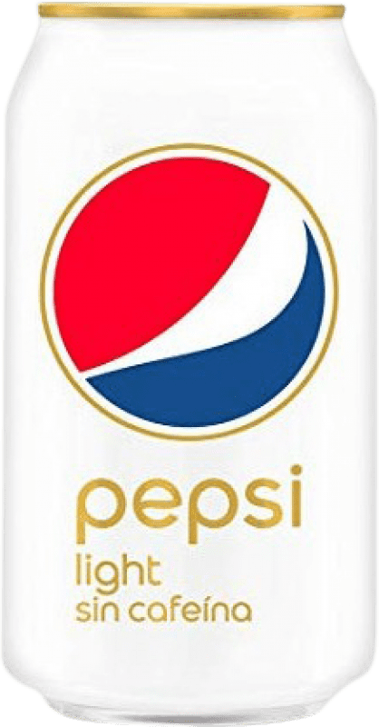 18,95 € 免费送货 | 盒装24个 饮料和搅拌机 Pepsi Max Zero sin Cafeína 西班牙 铝罐 33 cl