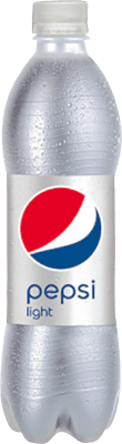 22,95 € Envío gratis | Caja de 12 unidades Refrescos y Mixers Pepsi Light PET España Botella Medium 50 cl