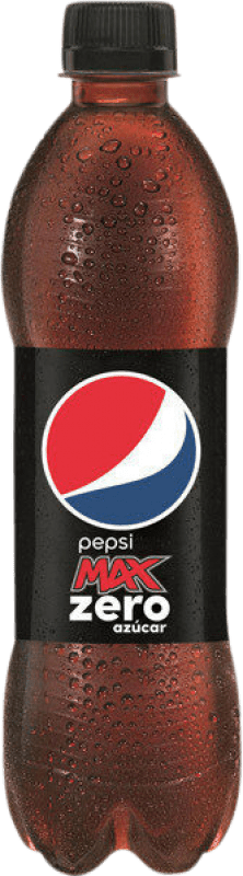 22,95 € 免费送货 | 盒装12个 饮料和搅拌机 Pepsi Max Zero PET 西班牙 瓶子 Medium 50 cl