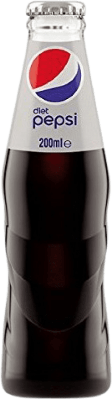 35,95 € 送料無料 | 24個入りボックス 飲み物とミキサー Pepsi Light スペイン 小型ボトル 20 cl