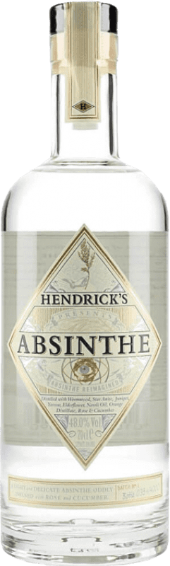 45,95 € Envio grátis | Gin Hendrick's Gin Absinthe Gin Reino Unido Garrafa 70 cl
