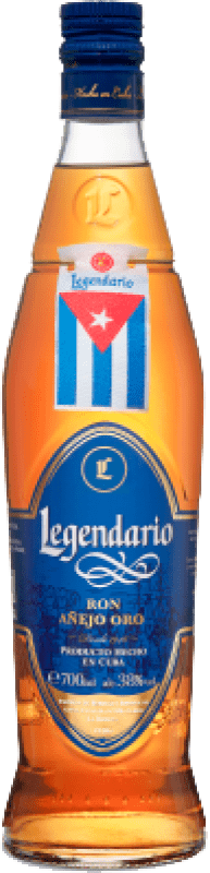 21,95 € Kostenloser Versand | Rum Legendario Oro Oro — Edition Gold Añejo — Gereift Kuba 70 cl