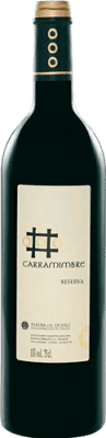 7,95 € 免费送货 | 红酒 Carramimbre Pingon 橡木 D.O. Ribera del Duero 卡斯蒂利亚莱昂 西班牙 Tempranillo, Cabernet Sauvignon 瓶子 75 cl