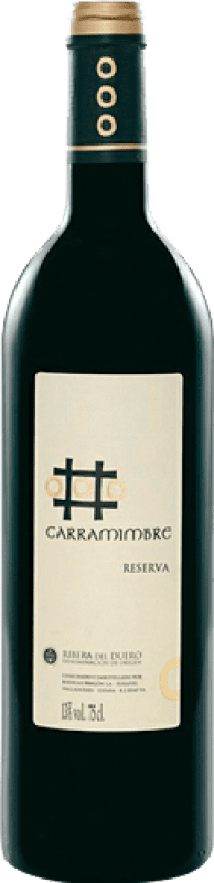 7,95 € Spedizione Gratuita | Vino Rosso Carramimbre Pingon Rovere D.O. Ribera del Duero Castilla y León Spagna Tempranillo, Cabernet Sauvignon Bottiglia 75 cl