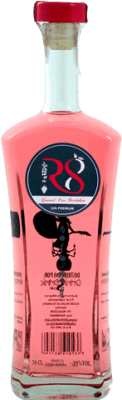 17,95 € Kostenloser Versand | Gin R8 Premium Gin Fresa Spanien Flasche 70 cl
