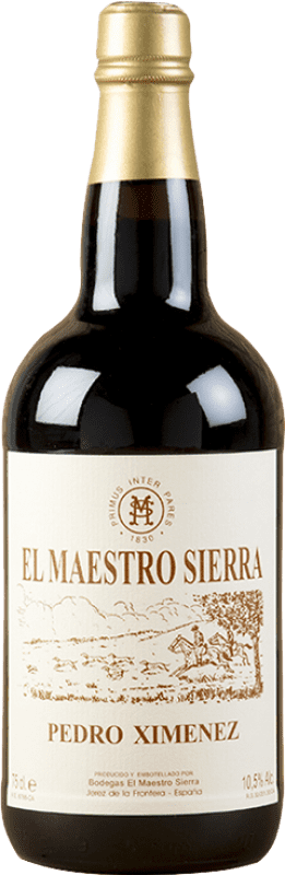 88,95 € 免费送货 | 强化酒 Maestro Sierra PX Anticuario D.O. Jerez-Xérès-Sherry 安达卢西亚 西班牙 瓶子 75 cl