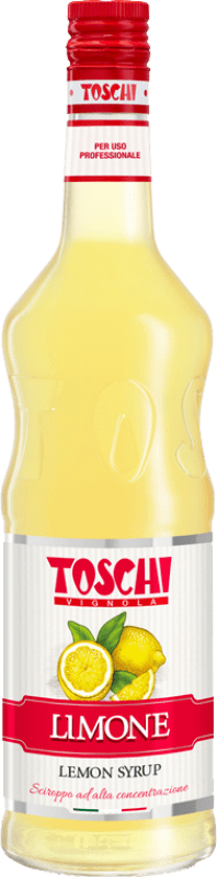 18,95 € Бесплатная доставка | Сироп коктейля Toschi Cocktail Sirope Limón Италия бутылка 1 L Без алкоголя