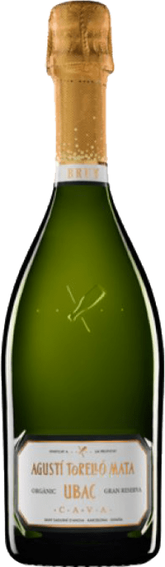 15,95 € 送料無料 | 白スパークリングワイン Agustí Torelló Ubac Brut グランド・リザーブ D.O. Cava カタロニア スペイン Macabeo, Xarel·lo, Parellada ボトル 75 cl