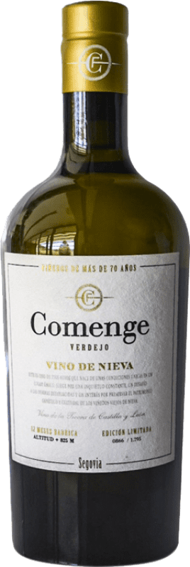 35,95 € Envio grátis | Vinho branco Comenge Vino de Nieva Blanco Espanha Verdejo Garrafa 75 cl