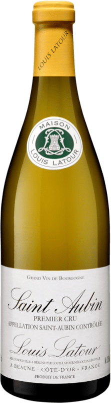85,95 € Envío gratis | Vino Blanco Louis Latour 1er Premier Cru A.O.C. Saint-Aubin Borgoña Francia Chardonnay Botella 75 cl