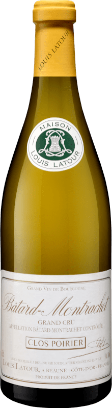 924,95 € Бесплатная доставка | Белое вино Louis Latour Clos Poirier A.O.C. Bâtard-Montrachet Бургундия Франция Chardonnay — Шардоне Бутылка 75 cl