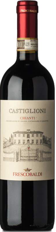 11,95 € 送料無料 | 赤ワイン Marchesi de' Frescobaldi Castiglioni D.O.C.G. Chianti トスカーナ イタリア Merlot, Sangiovese ボトル 75 cl
