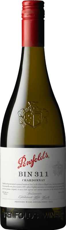 57,95 € Free Shipping | White Wine Penfolds Bin 311 Australia Chardonnay 75 cl