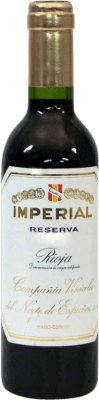 18,95 € Envio grátis | Vinho tinto Norte de España - CVNE Imperial Reserva D.O.Ca. Rioja La Rioja Espanha Tempranillo, Graciano, Mazuelo Meia Garrafa 37 cl