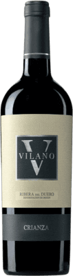 15,95 € Envoi gratuit | Vin Rouge Viña Vilano Crianza D.O. Ribera del Duero Castille et Leon Espagne Tempranillo 75 cl