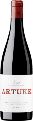 10,95 € 免费送货 | 红酒 Artuke 年轻的 D.O.Ca. Rioja 拉里奥哈 西班牙 Tempranillo, Viura 瓶子 75 cl