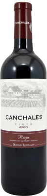5,95 € Free Shipping | Red wine Bodegas Riojanas Canchales Joven D.O.Ca. Rioja The Rioja Spain Tempranillo Bottle 75 cl
