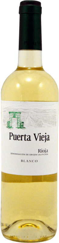 4,95 € Envío gratis | Vino blanco Bodegas Riojanas Puerta Vieja Blanco D.O.Ca. Rioja La Rioja España Viura Botella 75 cl
