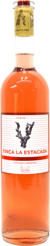 7,95 € Kostenloser Versand | Rosé-Wein Finca La Estacada Rosado D.O. Uclés Kastilien-La Mancha Spanien Syrah Flasche 75 cl
