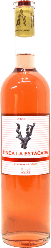 4,95 € Envio grátis | Vinho Rosé Finca La Estacada D.O. Uclés Castela-Mancha Espanha Syrah Garrafa 75 cl