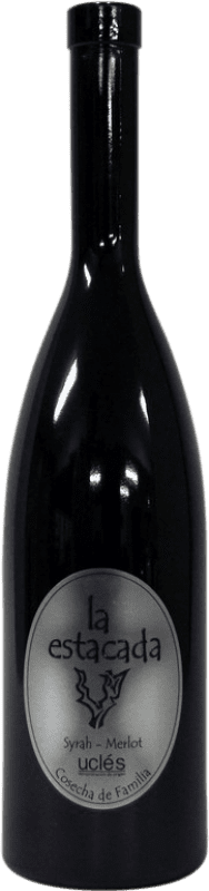 11,95 € 免费送货 | 红酒 Finca La Estacada Syrah Merlot D.O. Uclés 卡斯蒂利亚 - 拉曼恰 西班牙 Merlot, Syrah 瓶子 75 cl