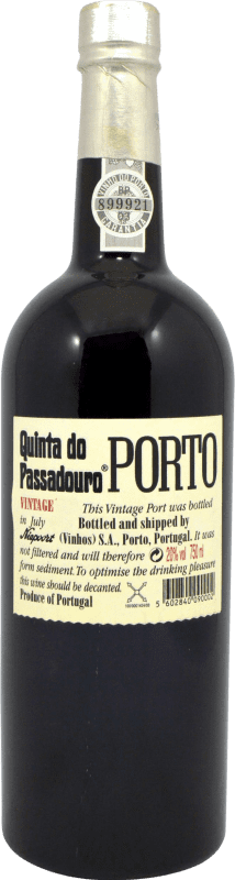 68,95 € Free Shipping | Fortified wine Niepoort Quinta do Passadouro Vintage 2000 I.G. Porto Porto Portugal Bottle 75 cl