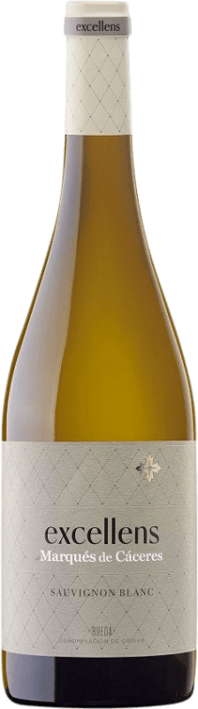 12,95 € Spedizione Gratuita | Vino Bianco Marqués de Cáceres Excellens D.O.Ca. Rioja La Rioja Spagna Sauvignon 75 cl