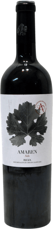 37,95 € 免费送货 | 红酒 Amaren Solo 预订 D.O.Ca. Rioja 拉里奥哈 西班牙 Cabernet Sauvignon 瓶子 75 cl